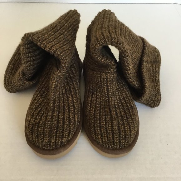 Ugg Brown Sweater Boot Size 7 - Picture 1 of 7
